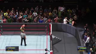 گیم پلی بازی 2k20 کشتی کج : AJ styles VS seth rollins