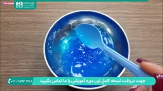 آموزش ساخت اسلایم با چسب ماتیکی بدون بوراکس
