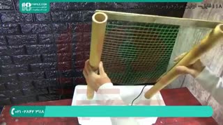 آموزش ساخت آبنما موزیکال با چوب بانبو به صورت طبقاتی