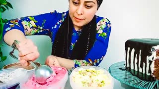 موکبانگ: کیک شکلاتی و بستنی های خوشمزه