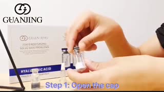 کوکتل هیالورونیک اسید گوان جینگ 10 عددی GUAN JING