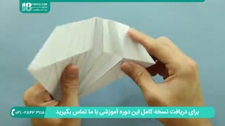 روش ساخت اوریگامی هواپیما با کاغذ معمولی