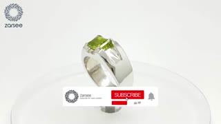 انگشتر مردانه زبرجد اصل کد R73