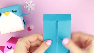 .ساخت جعبه به شکل پنگوئن