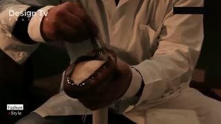 مراحل ساخت کفش دست دوز ایتالیایی
