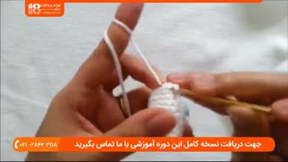 آموزش قلاب دوزی عروسک خرگوش برای جا کلیدی