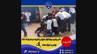 آخرین یادبود فوتبالیست های مکزیکی با تابوت دوستشون