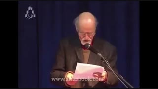 شعر خوانی دکتر براهنی