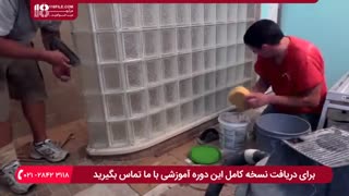 آموزش نصب دیوارپوش شیشه ای مشجر دکوراتیو
