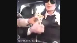 مایکل جکسون دوش عطر میگیره