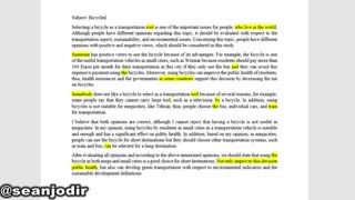 IELTS Writing Task 2 correction with comments