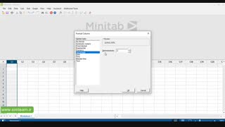 آشنایی با تغییر فرمت ستون ها در مینی تب