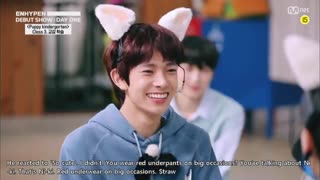 دبیو شوکیس : Day one انهایپن ( زیرنویس فارسی) Enhypen Debut showcase