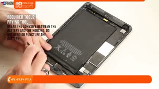 آموزش تعویض گلس شکسته و باتری آیپد مینی