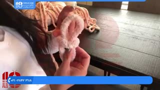 روش بافت پتو زمستانی با کاموا تریکو در کمترین زمان