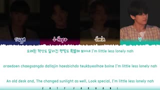 لیریک آهنگ fly to my room از بی تی اس