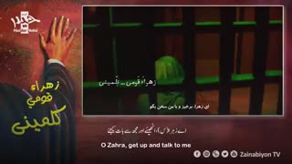 زهراء قومی کلمینی (مداحی جانسوز عربی) میثم مطیعی | English Urdu Farsi Subtitles