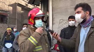 جزئیات حریق در خیابان لاله‌زار تهران