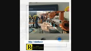 پاشش رنگ رباتیک | رنگ آمیزی لوازم خانگی | نقاشی رباتیک | خط تولید رباتیک