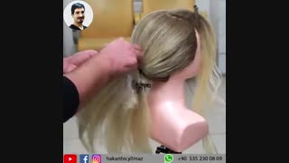 آموزش چطور مدل مو شینیون نامنظم درست کنیم- مومیس مرجع و مشاور مو