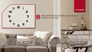 آموزش نصب ساعت دیواری تزئینی