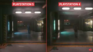 مقایسه گرافیک بازی سایبرپانک 2077 در ps4 و ps5