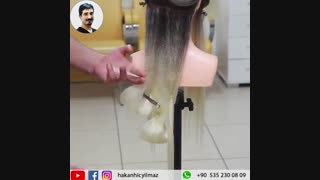 آموزش مدل مو دخترانه توپی آبشاری- مومیس مرجع و مشاور مو