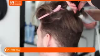 آموزش فوت و فن کراتینه مو مردانه در منزل