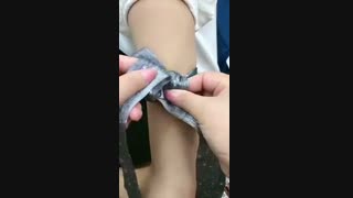 گره پاپیون در 10 ثانیه