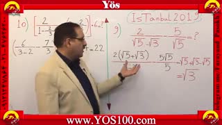یوس ترکیه حل سوالات دانشگاه استانبول قسمت دوم