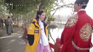 پشت صحنه ملکه عشق و جنگ