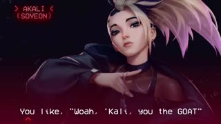 (کپ)ورژن بی کلام آهنگ the baddest از KDA (کپ )