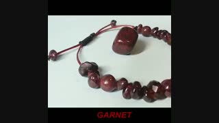 خرید دستبند سنگ گارنت