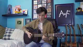 کاور گیتار LoveSick Girls بلک پینک از Andrew Foy