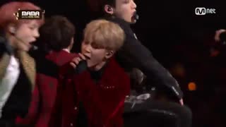 اجرای BTS در مراسم MAMA 2016 باآهنگ Fire با زیرنویس فارسی چسبیده