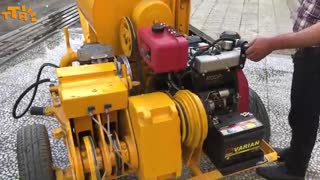 معرفی دستگاه ملات پاش پیستونی مدل T13M تیران تونل بیستون09356800680