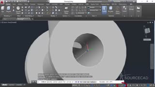 3D AutoCAD practice drawing