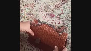 کیف دوشی ودستی طرح سنگی