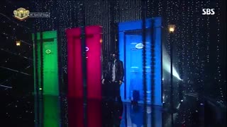 اجرای MC special توسط JISOO و DOYOUNG و JINYOUNG در Inkigayo.  [ پیشنهادی]