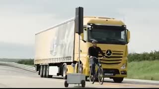 ویدیو تست ترمز کشنده بنز