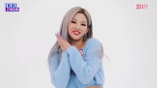 پارت اگیو gidle در برنامه آیدول لیگ