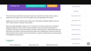 Medjool Dates Crystal Dates