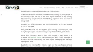 Import Dates to India Kimia Dates