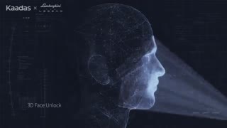 قفل هوشمند تشخیص چهره 3D lamborghini