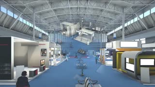 نمونه غرفه ها در فضای سه بعدی نمایشگاه آنلاین دنیای دیدار