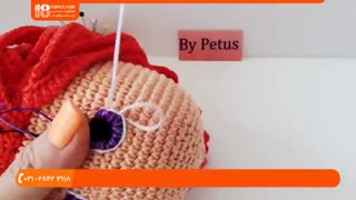 آموزش بافت عروسک دختر _ عروسک سامانتا