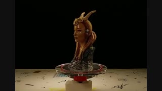 مجسمه ملکه وایکینگ ساخته شده با پرینت سه بعدی