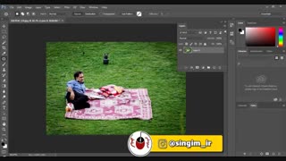 حذف اجسام اضافی داخل تصاویر با فتوشاپ
