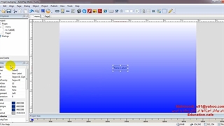 اضافه کردن ابجکت به صفحه اتوپلی و ایجاد اسلاید شو "مدرس :محمودی"