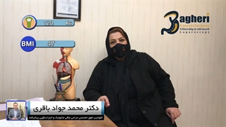 تجربه خانم مسن و رضایت از عمل اسلیو معده